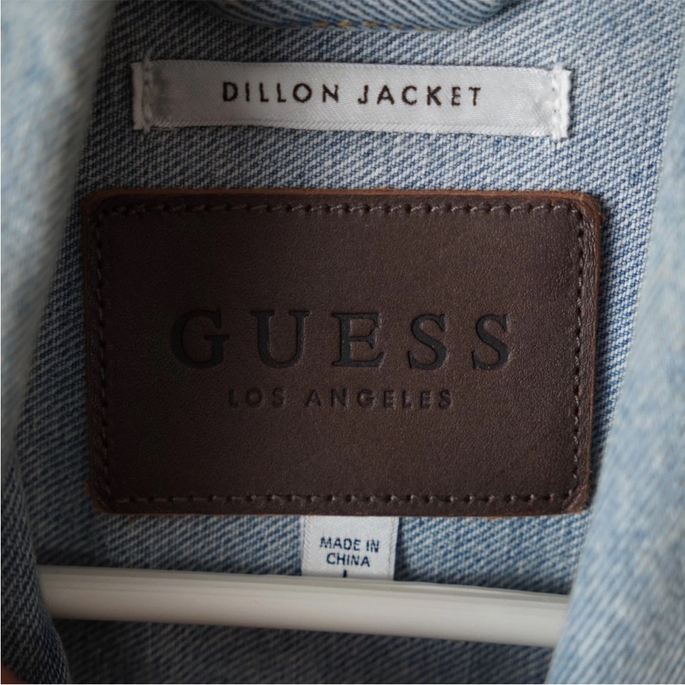 GUESS JLO Dillon Denim Jacket Adult Size Large Blue Jennifer Lopez It's My Party - Picture 8 of 14